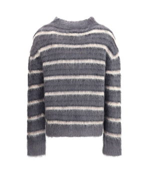 Marni Striped wool mohair sweater