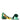Dolce & Gabbana Green Mink Fur Satin Banana Leaf Sandals Shoes