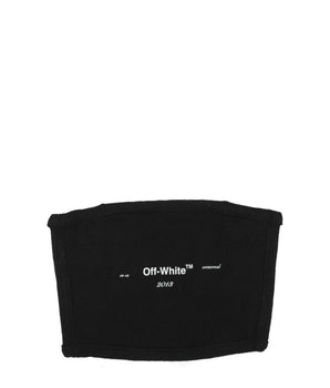 Off-White Black Cotton Facemask