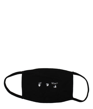 Off-White Black Cotton Facemask