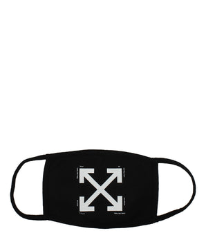 Off-White Black Cotton Facemask