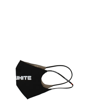 Off-White Black Cotton Facemask