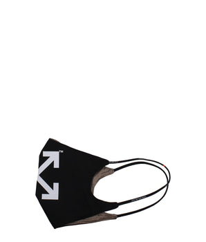 Off-White Black Cotton Facemask