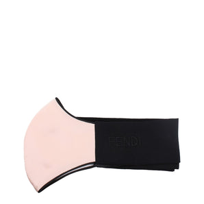 Fendi Pink Silk Face Mask