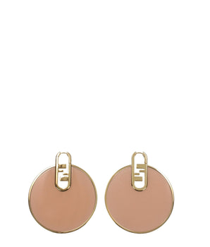 Fendi Pink Plexiglass Earrings