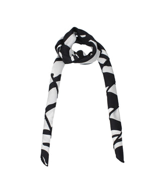 Dolce &amp; Gabbana Black Silk Foulard