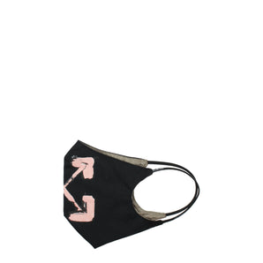 Off-White Black Cotton Facemasks