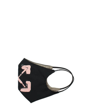 Off-White Black Cotton Facemask