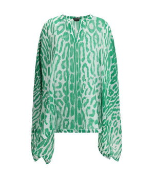 Tom Ford Green Cotton Casual Dress