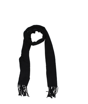 Off-White Black Cashmere Scarf