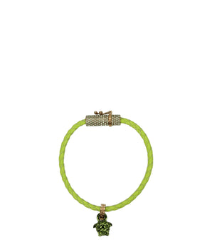Versace Green Leather Bracelet