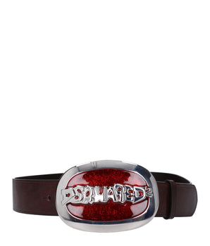 Dsquared² Brown Leather Regular Belt