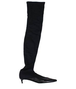 Givenchy Black Fabric Over The Knee