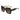 Carolina Herrera Brown Acetate Sunglasses