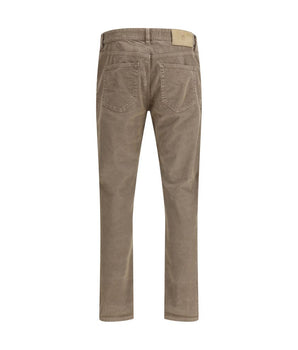PT Torino Beige Cotton Casual Pants