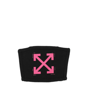 Off-White Black Cotton Facemasks