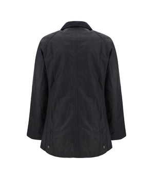Barbour Black Cotton Coat
