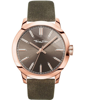 Thomas Sabo Green Leather Dress Watch