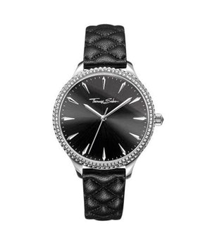Thomas Sabo Black Leather Dress Watch