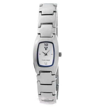 Time Force Silver Stainless Steel Dress Watch