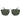 Kenneth Cole Black Metal Sunglasses