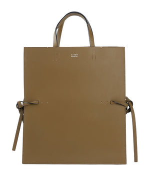 Giada Chocolate Brown Calfskin Women Handbag