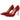 Sergio Rossi Red Calfskin Pump