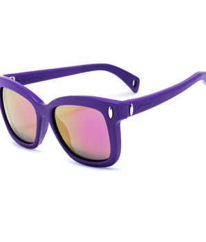 Italia Independent Purple Rubber Sunglasses