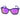 Italia Independent Purple Rubber Sunglasses