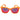 Italia Independent Red Acetate Sunglasses