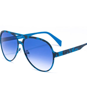 Italia Independent Blue Metal Sunglasses