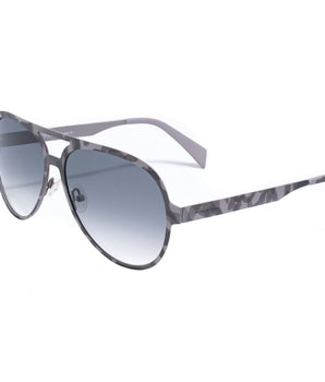 Italia Independent Gray Metal Sunglasses