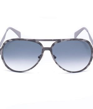Italia Independent Gray Metal Sunglasses