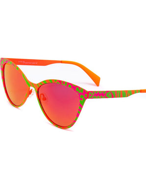 Italia Independent Red Metal Sunglasses