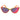 Italia Independent Red Metal Sunglasses