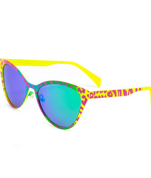 Italia Independent Red Metal Sunglasses