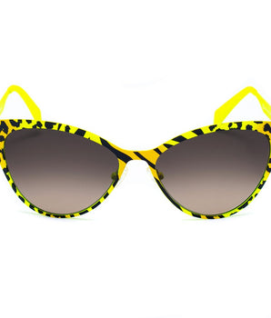 Italia Independent Yellow Metal Sunglasses