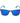 Italia Independent Blue Metal Sunglasses