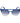 Italia Independent Blue Metal Sunglasses