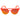 Italia Independent Red Metal Sunglasses