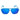 Italia Independent Blue Metal Sunglasses