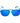 Italia Independent Blue Metal Sunglasses