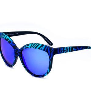 Italia Independent Blue Acetate Sunglasses