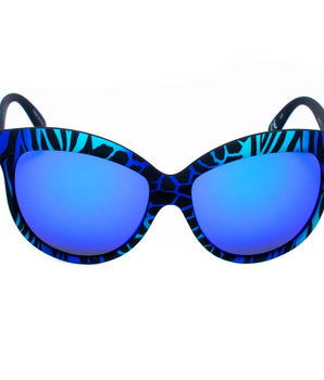 Italia Independent Blue Acetate Sunglasses