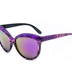 Italia Independent Purple Acetate Sunglasses
