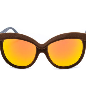 Italia Independent Brown Acetate Sunglasses