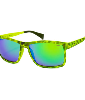 Italia Independent Green Acetate Sunglasses