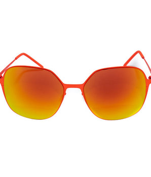 Italia Independent Red Metal Sunglasses
