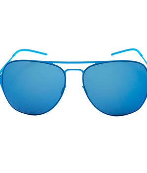 Italia Independent Blue Metal Sunglasses