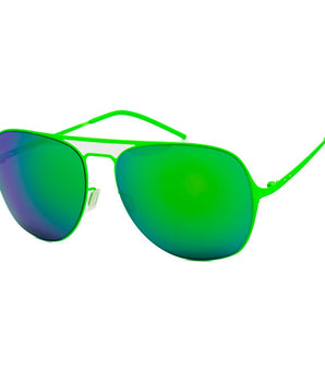 Italia Independent Green Metal Sunglasses